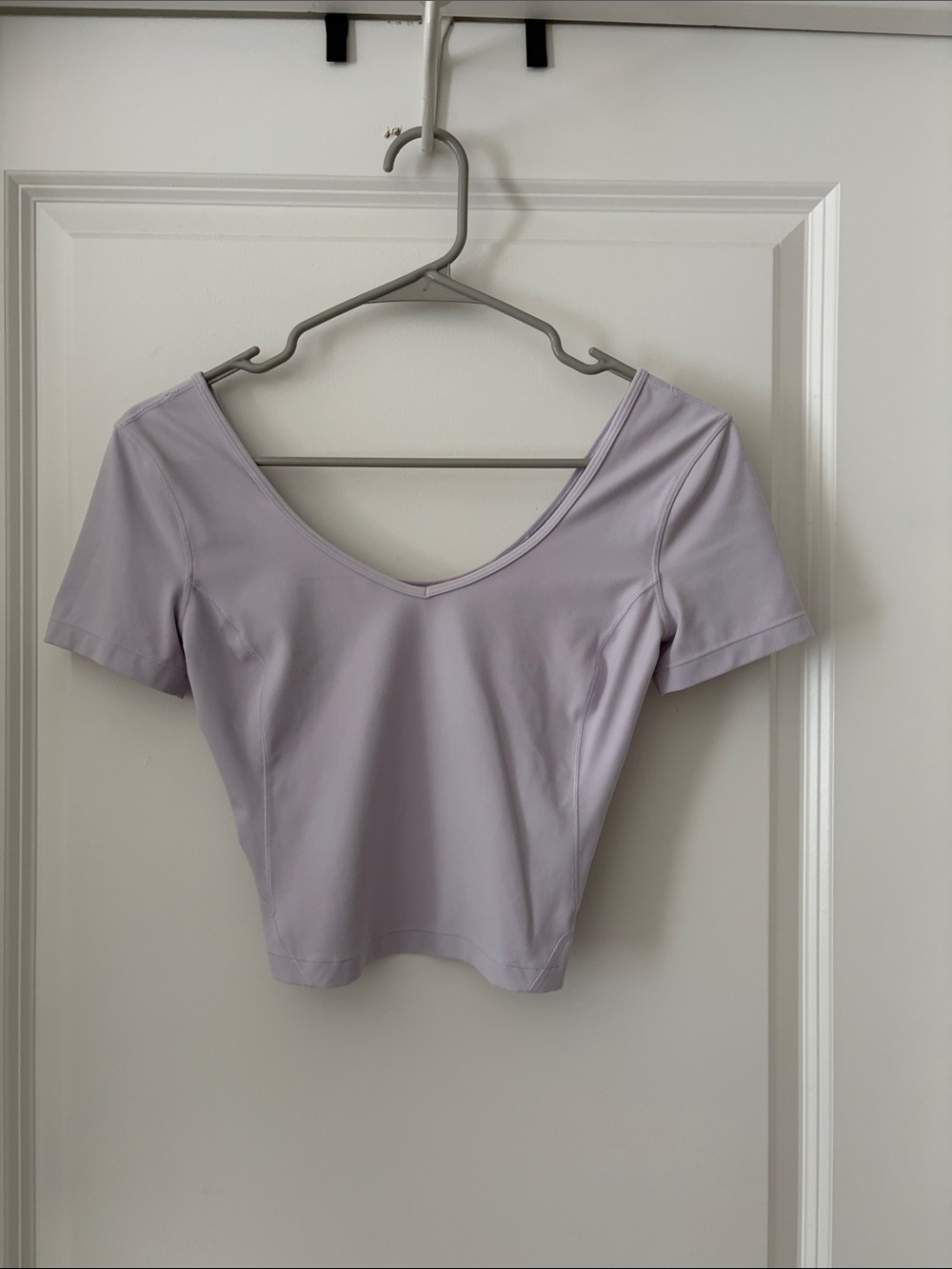 Lululemon Align Lavender V-Neck Short Sleeve tee